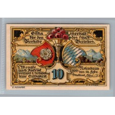 ALEMANIA 1921 HERMOSO BILLETE SIN CIRCULAR